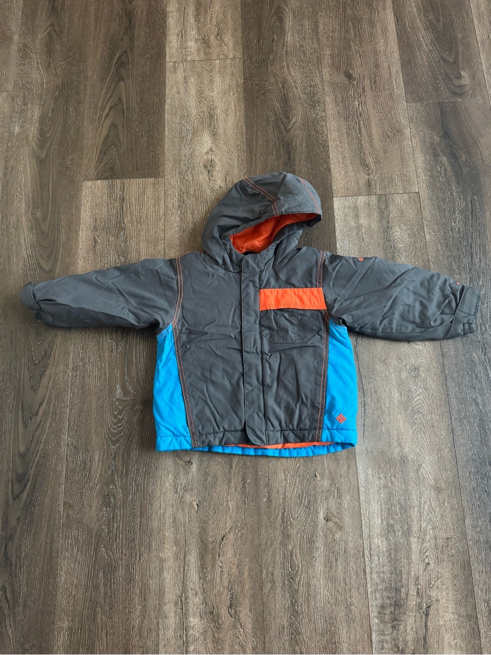 Columbia Children's Blue & Orange Winter Jacket and Snow Bib Set Size 3T - Picture 2 of 16